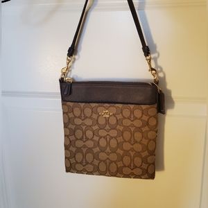 Coach Crossbody Messenger Body Bag in Brown
